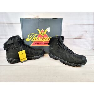 Thorogood Crosstrex Hiking Boots Mens Sz 14 BBP 6" Waterproof Side-zip 834-6295